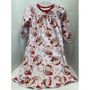 Elf on the Shelf Red Long Sleeve Night Gown Sleep Gown  Size 3T